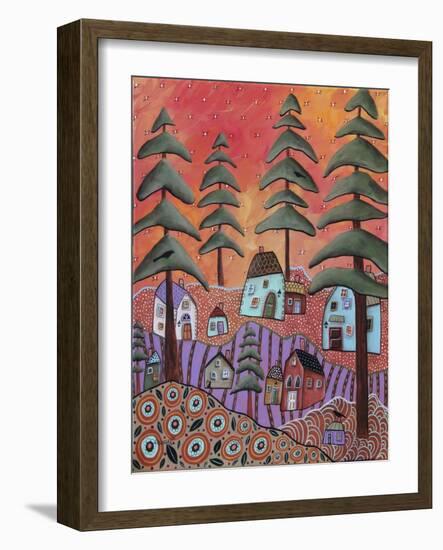 Warm Horizon 1-Karla Gerard-Framed Giclee Print