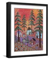 Warm Horizon 1-Karla Gerard-Framed Giclee Print