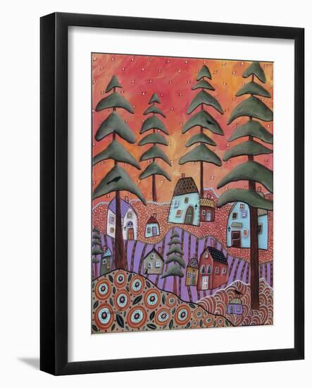 Warm Horizon 1-Karla Gerard-Framed Giclee Print