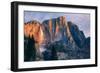 Warm Light and Chilly Yosemite Falls, Yosemite Valley-null-Framed Photographic Print