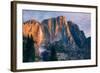 Warm Light and Chilly Yosemite Falls, Yosemite Valley-null-Framed Photographic Print