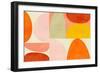 Warm Pastel Geometry-Ana Rut Bre-Framed Photographic Print