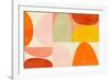 Warm Pastel Geometry-Ana Rut Bre-Framed Photographic Print