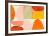 Warm Pastel Geometry-Ana Rut Bre-Framed Photographic Print