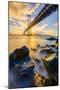 Warm Sunset Bay View San Francisco, Under Bay Bridge-Vincent James-Mounted Photographic Print