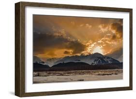 Warm Sunset On A Cool Night-Brenda Petrella Photography LLC-Framed Giclee Print