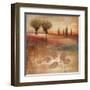 Warm Textural Landscape I-Michael Marcon-Framed Art Print