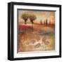 Warm Textural Landscape I-Michael Marcon-Framed Art Print