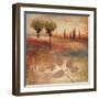 Warm Textural Landscape I-Michael Marcon-Framed Art Print