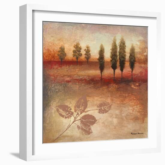 Warm Textural Landscape II-Michael Marcon-Framed Art Print