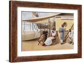 Warm Weather, an Afternoon Bask in the Sun, from 'P and O Pencillings', C.1890-W. Lloyd-Framed Giclee Print