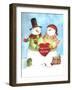 Warm Welcome Snowman-Melinda Hipsher-Framed Giclee Print