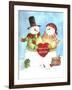 Warm Welcome Snowman-Melinda Hipsher-Framed Giclee Print