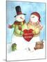 Warm Welcome Snowman-Melinda Hipsher-Mounted Giclee Print