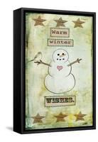 Warm Winter Wishes-Tammy Kushnir-Framed Stretched Canvas