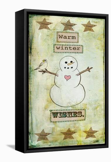 Warm Winter Wishes-Tammy Kushnir-Framed Stretched Canvas