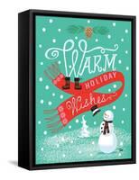 Warm Wishes-Teresa Woo-Framed Stretched Canvas