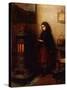 Warming Her Hands, 1862-Eastman Johnson-Stretched Canvas