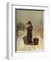 Warming His Hands, 1867-Henry Bacon-Framed Giclee Print