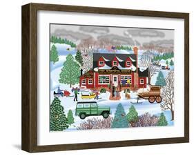 Warming House-Mark Frost-Framed Giclee Print