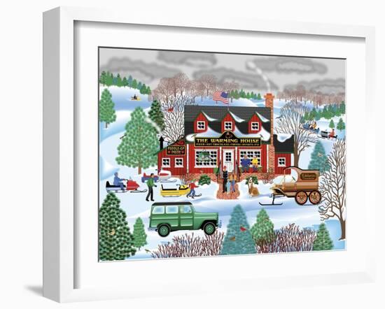 Warming House-Mark Frost-Framed Giclee Print