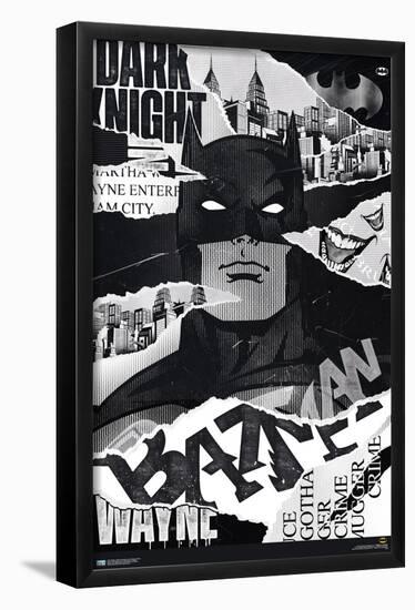 Warner 100th Anniversary: Art of 100th - Batman-Trends International-Framed Poster