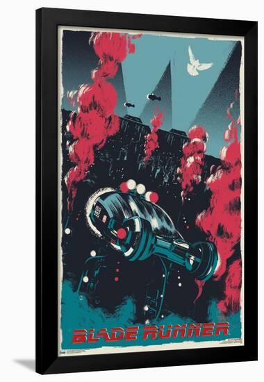 Warner 100th Anniversary: Art of 100th - Blade Runner-Trends International-Framed Poster