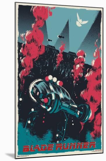 Warner 100th Anniversary: Art of 100th - Blade Runner-Trends International-Mounted Poster