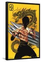 Warner 100th Anniversary: Art of 100th - Enter The Dragon-Trends International-Framed Poster