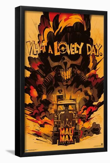 Warner 100th Anniversary: Art of 100th - Mad Max Day-Trends International-Framed Poster