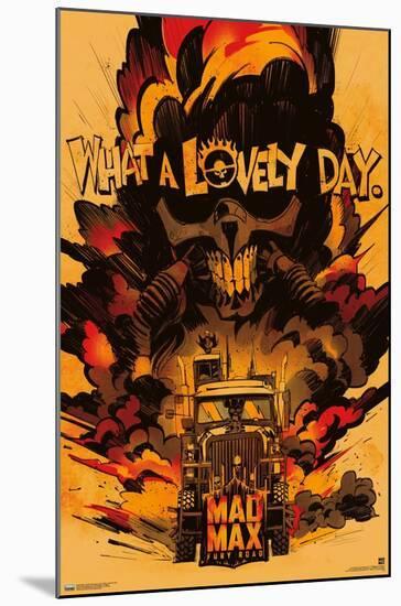 Warner 100th Anniversary: Art of 100th - Mad Max Day-Trends International-Mounted Poster