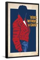 Warner 100th Anniversary: Art of 100th - Rebel Without A Cause-Trends International-Framed Poster