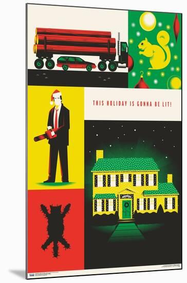 Warner 100th Anniversary - National Lampoon's Christmas Vacation-Trends International-Mounted Poster