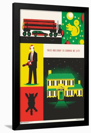 Warner 100th Anniversary - National Lampoon's Christmas Vacation-Trends International-Framed Poster