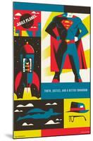 Warner 100th Anniversary - Superman-Trends International-Mounted Poster