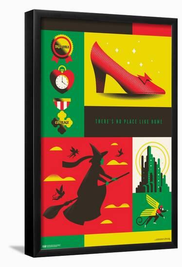 Warner 100th Anniversary - The Wizard of Oz-Trends International-Framed Poster