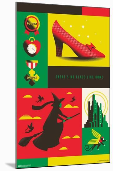 Warner 100th Anniversary - The Wizard of Oz-Trends International-Mounted Poster