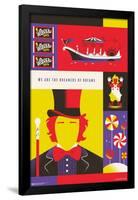 Warner 100th Anniversary - Willy Wonka & The Chocolate Factory-Trends International-Framed Poster