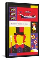 Warner 100th Anniversary - Willy Wonka & The Chocolate Factory-Trends International-Framed Poster