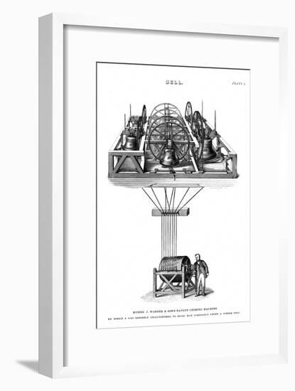 Warner and Son's Patent Chiming Machine-null-Framed Art Print