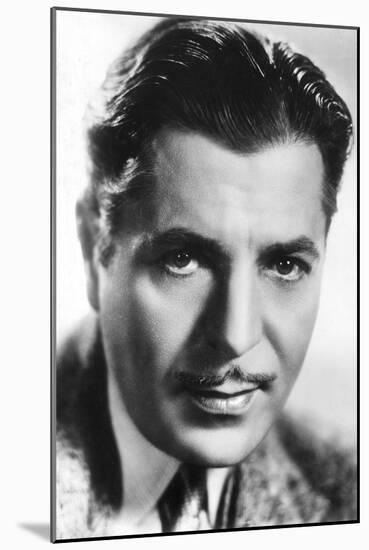 Warner Baxter (1889-195), American Actor, C1930S-C1940S-null-Mounted Giclee Print