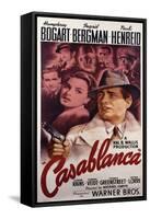 Warner Brothers Poster for the Film 'Casablanca', 1942-null-Framed Stretched Canvas