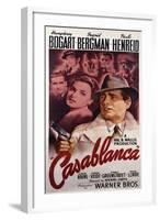 Warner Brothers Poster for the Film 'Casablanca', 1942-null-Framed Giclee Print