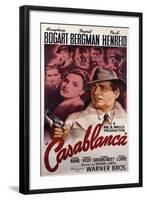 Warner Brothers Poster for the Film 'Casablanca', 1942-null-Framed Giclee Print