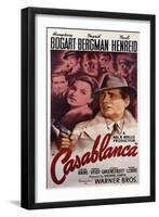 Warner Brothers Poster for the Film 'Casablanca', 1942-null-Framed Giclee Print