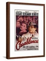 Warner Brothers Poster for the Film 'Casablanca', 1942-null-Framed Giclee Print