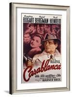 Warner Brothers Poster for the Film 'Casablanca', 1942-null-Framed Giclee Print