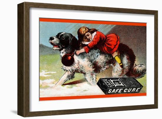 Warner's Safe Cure-null-Framed Art Print