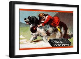 Warner's Safe Cure-null-Framed Art Print