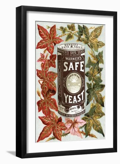 Warner's Safe Yeast-null-Framed Art Print